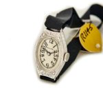 Ladies Rolex 18ct White Gold & Diamond Cocktail Watch c1928 mobile navigation (1)