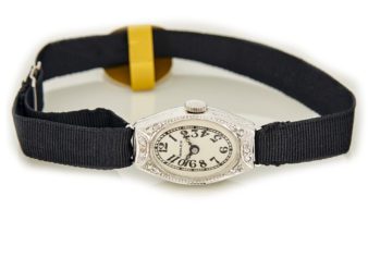 Ladies Rolex 18ct White Gold & Diamond Cocktail Watch c1928