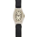 Ladies Rolex 18ct White Gold & Diamond Cocktail Watch c1928 mobile navigation (6)