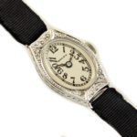 Ladies Rolex 18ct White Gold & Diamond Cocktail Watch c1928 mobile navigation (13)