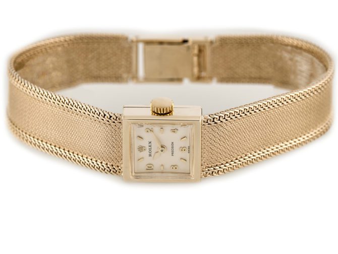 Ladies Rolex 9ct on Original 9ct Bracelet 1965 (5)