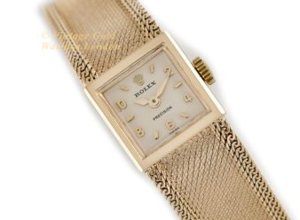 Ladies Rolex 9ct on Original 9ct Bracelet 1965 - hover