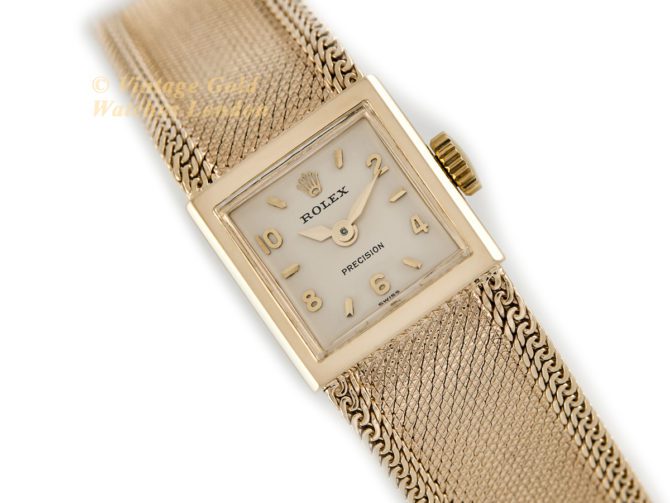 Ladies Rolex 9ct on Original 9ct Bracelet 1965 (1)