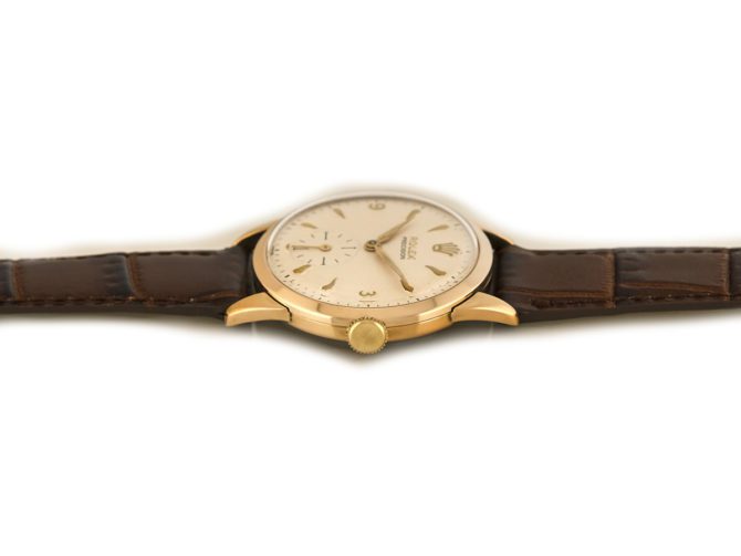Rolex Precision 9ct Pink Gold 1954 (2)