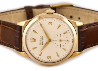 Rolex Precision 9ct Pink Gold 1954