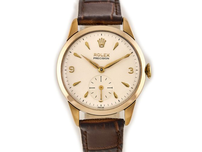 Rolex Precision 9ct Pink Gold 1954 (5)