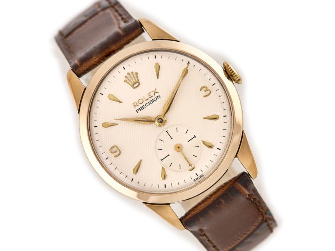 Rolex Precision 9ct Pink Gold 1954 (6)