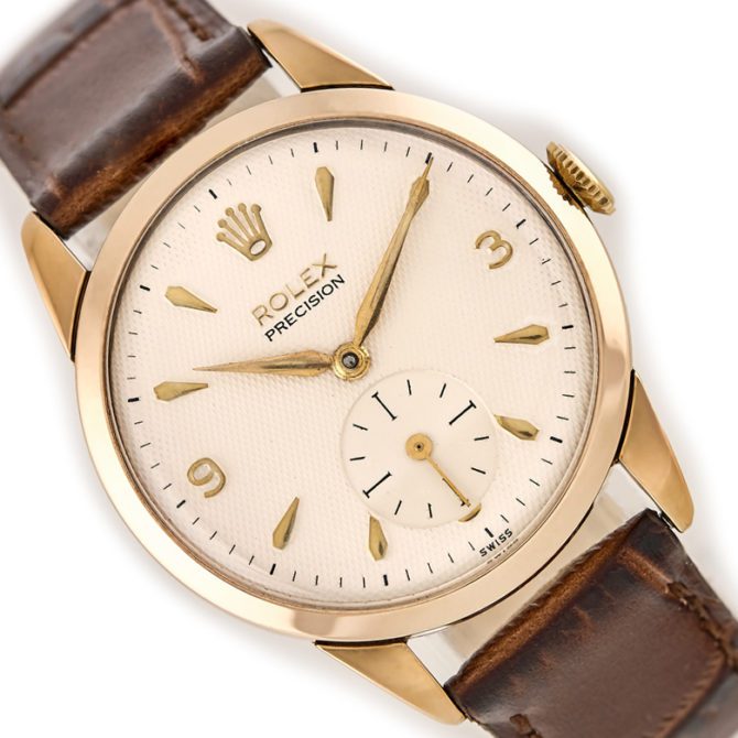 Rolex Precision 9ct Pink Gold 1954 (7)