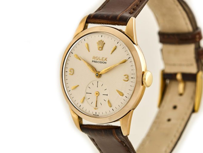 Rolex Precision 9ct Pink Gold 1954 (8)
