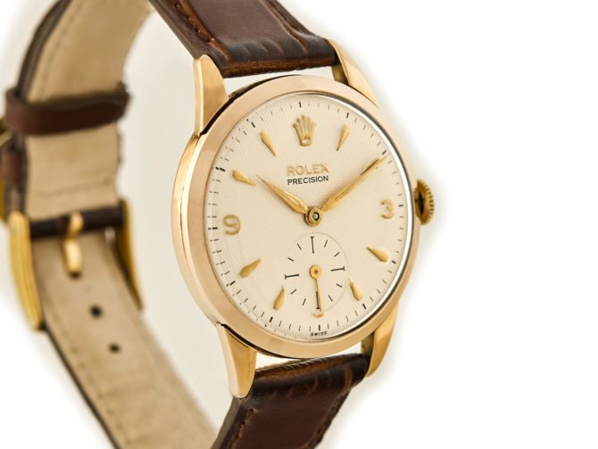 Rolex Precision 9ct Pink Gold 1954 (9)