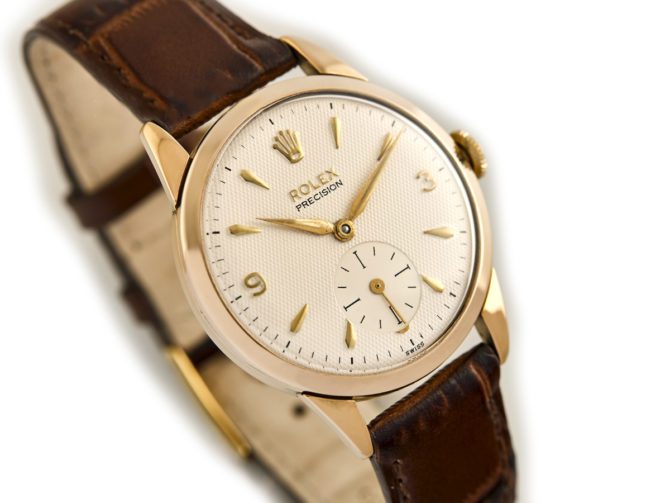 Rolex Precision 9ct Pink Gold 1954 (11)