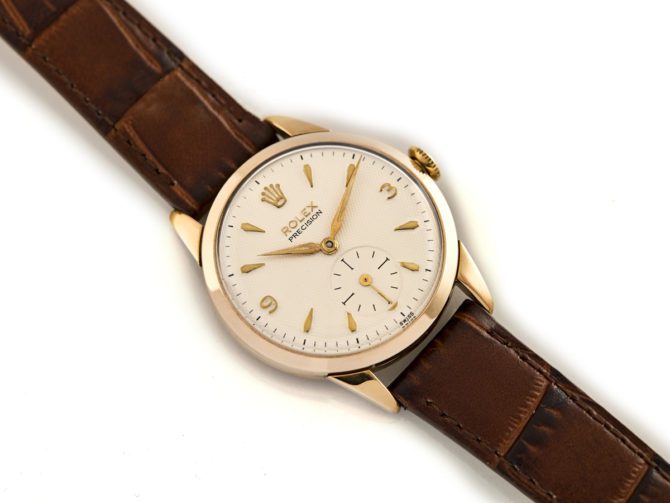 Rolex Precision 9ct Pink Gold 1954 (12)