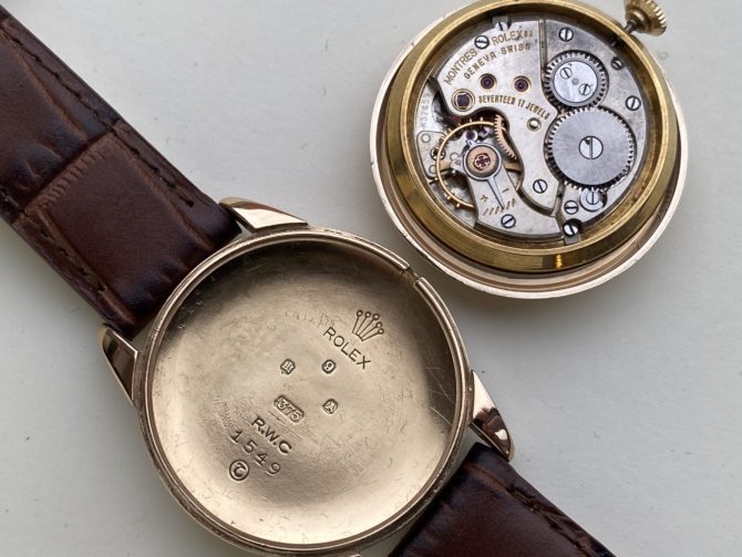 Rolex Precision 9ct Pink Gold 1954 (39)