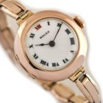 Ladies Rolex Cocktail Watch, Porcelain Dial, 9ct Pink Gold, 1916 mobile navigation (15)