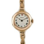 Ladies Rolex Cocktail Watch, Porcelain Dial, 9ct Pink Gold, 1916 mobile navigation (5)