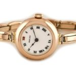 Ladies Rolex Cocktail Watch, Porcelain Dial, 9ct Pink Gold, 1916 mobile navigation (11)