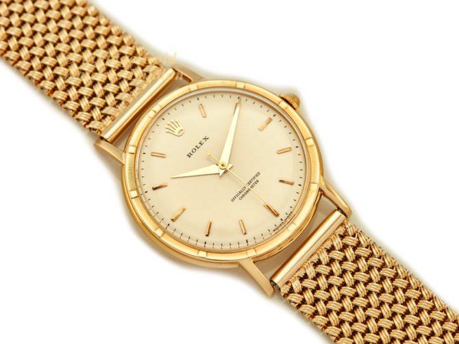 Rolex Precision Metropolitan Chronometer 18ct 1955 (30)