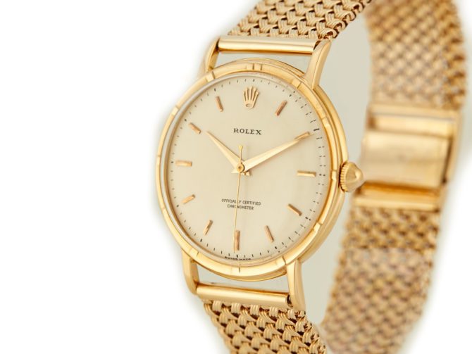Rolex Precision Metropolitan Chronometer 18ct 1955 (13)