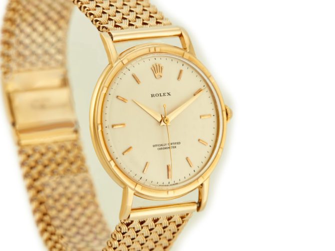 Rolex Precision Metropolitan Chronometer 18ct 1955 (14)