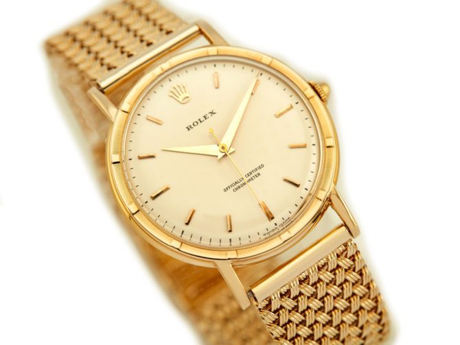 Rolex Precision Metropolitan Chronometer 18ct 1955 (4)