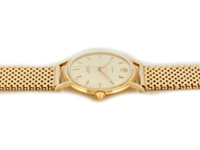 Rolex Precision Metropolitan Chronometer 18ct 1955 (6)