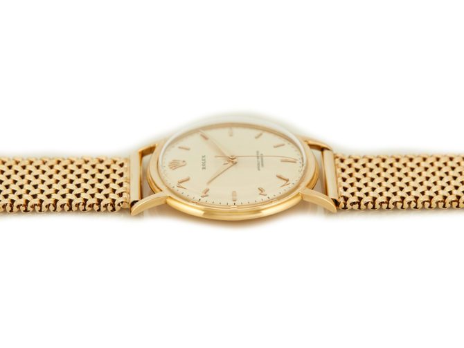Rolex Precision Metropolitan Chronometer 18ct 1955 (7)