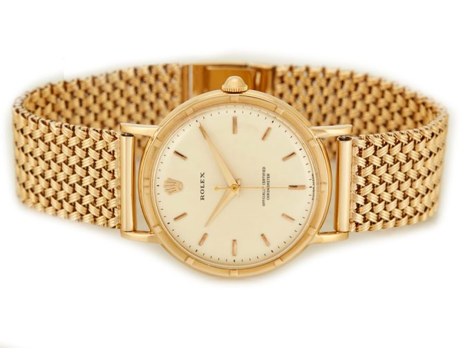 Rolex Precision Metropolitan Chronometer 18ct 1955 (9)