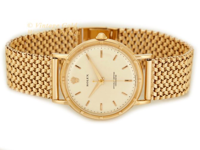 Rolex Precision Metropolitan Chronometer 18ct 1955 (28)