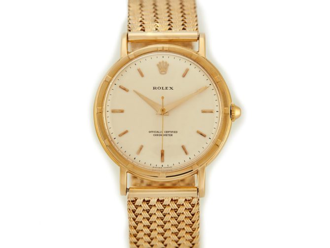 Rolex Precision Metropolitan Chronometer 18ct 1955 (12)