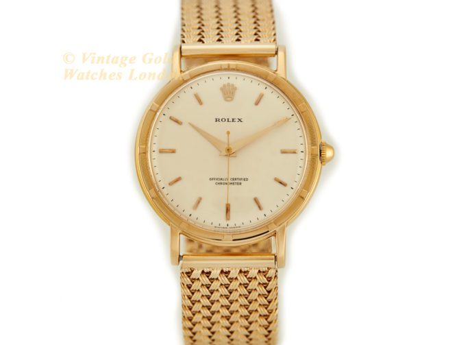 Rolex Precision Metropolitan Chronometer 18ct 1955 (22)