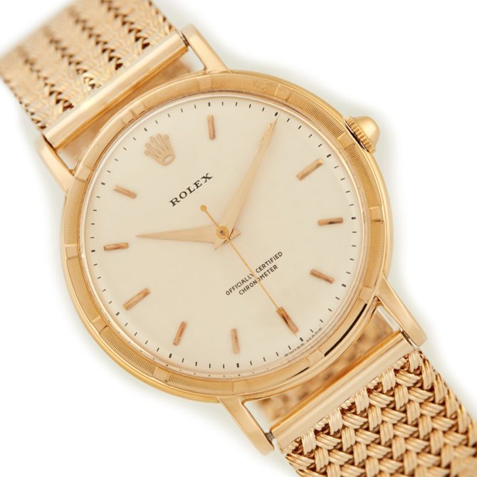 Rolex Precision Metropolitan Chronometer 18ct 1955 (11)