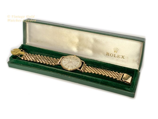 Rolex Precision Metropolitan Chronometer Sub-Dial 14ct 1953 (37)