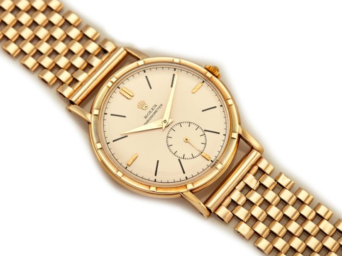 Rolex Precision Metropolitan Chronometer Sub-Dial 14ct 1953 (13)