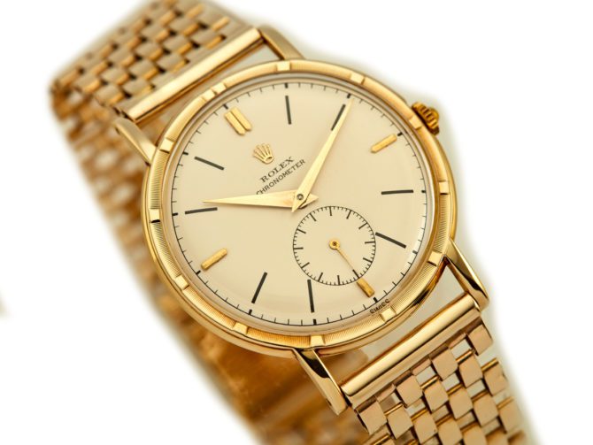 Rolex Precision Metropolitan Chronometer Sub-Dial 14ct 1953 (1)