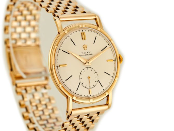 Rolex Precision Metropolitan Chronometer Sub-Dial 14ct 1953 (11)