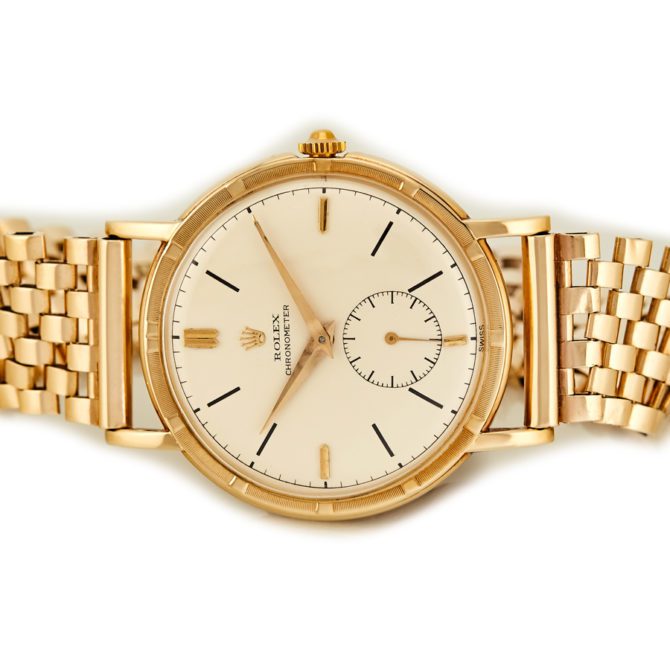 Rolex Precision Metropolitan Chronometer Sub-Dial 14ct 1953 (5)