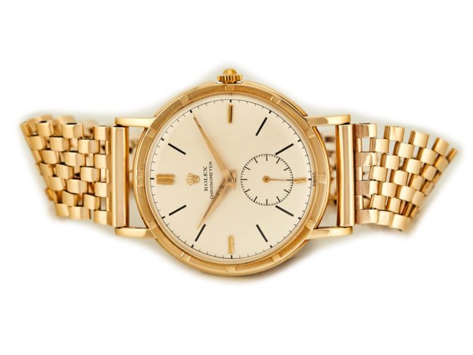 Rolex Precision Metropolitan Chronometer Sub-Dial 14ct 1953 (6)
