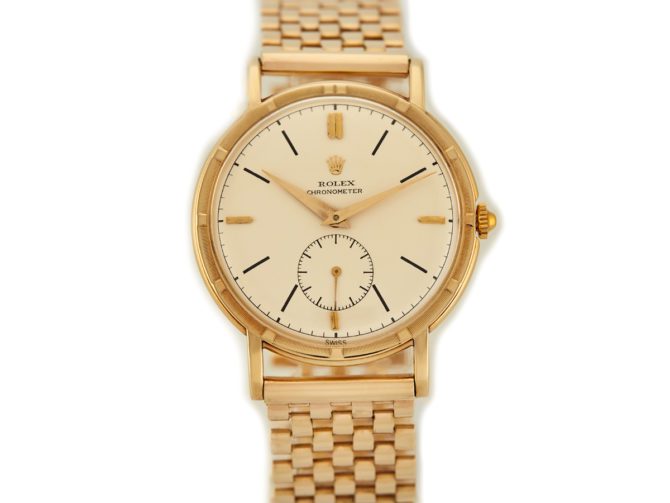 Rolex Precision Metropolitan Chronometer Sub-Dial 14ct 1953 (8)