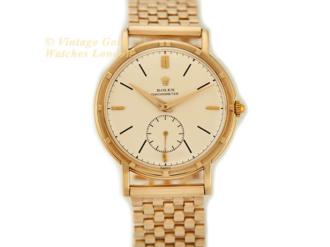 Rolex Precision Metropolitan Chronometer Sub-Dial 14ct 1953 (20)