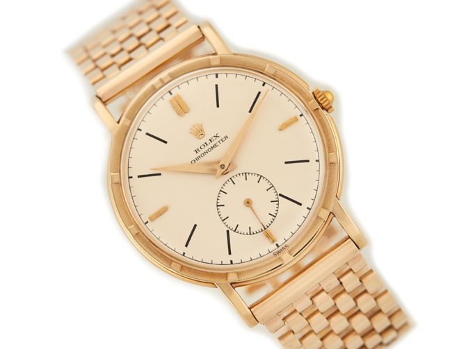 Rolex Precision Metropolitan Chronometer Sub-Dial 14ct 1953 (9)