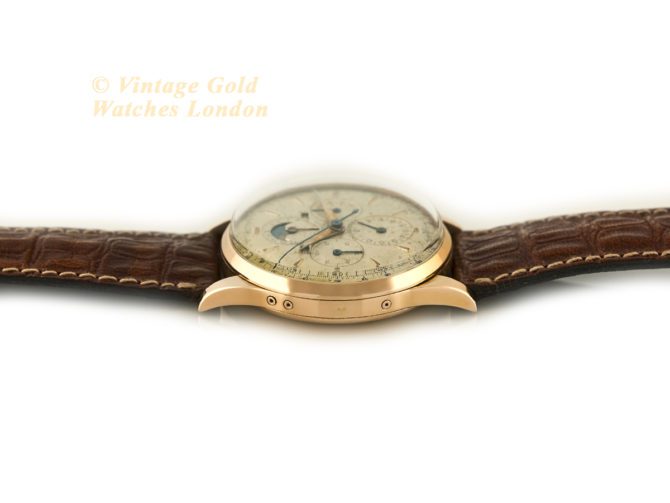 Universal Geneve Tri-Compax 18ct Pink Gold 37.5mm 1958 (33)