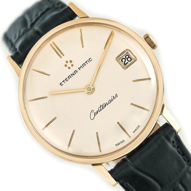 Eterna Eterna-Matic Centenaire 9ct Cal.1439U, 1965 (9)