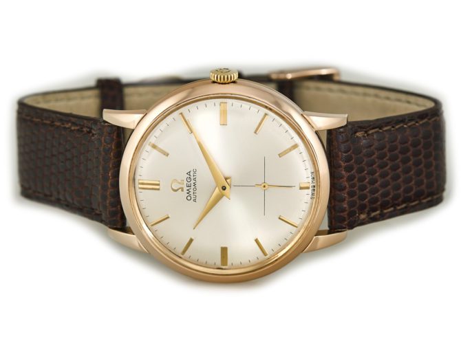Omega Cal.332 Bumper Automatic 18ct Pink Gold 1950 (4)