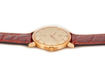 Omega Cal.344 Automatic 18ct Pink Gold 1953 37.5mm - hover