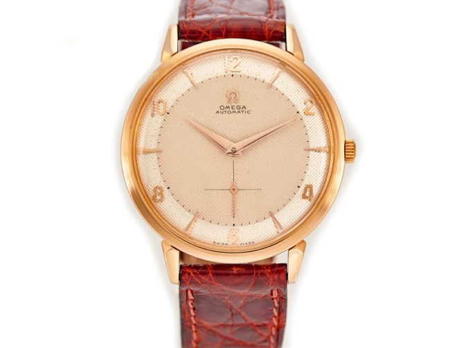 Omega Cal.344 Automatic 18ct Pink Gold 1953 37.5mm (8)