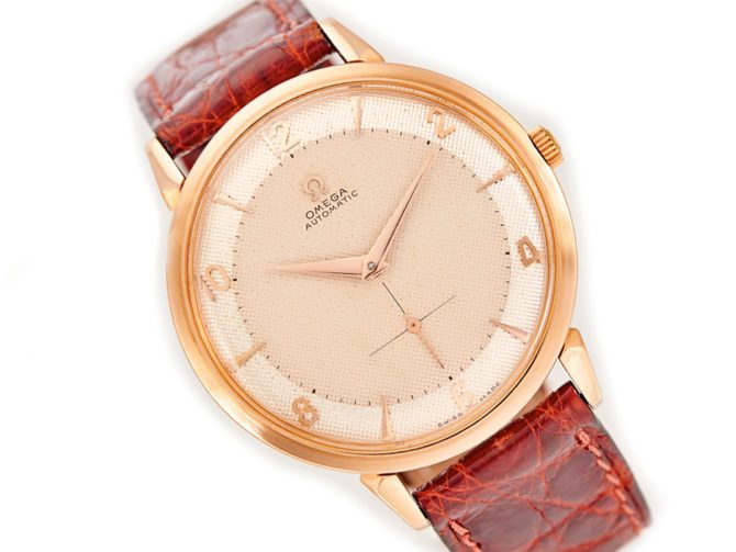 Omega Cal.344 Automatic 18ct Pink Gold 1953 37.5mm (6)