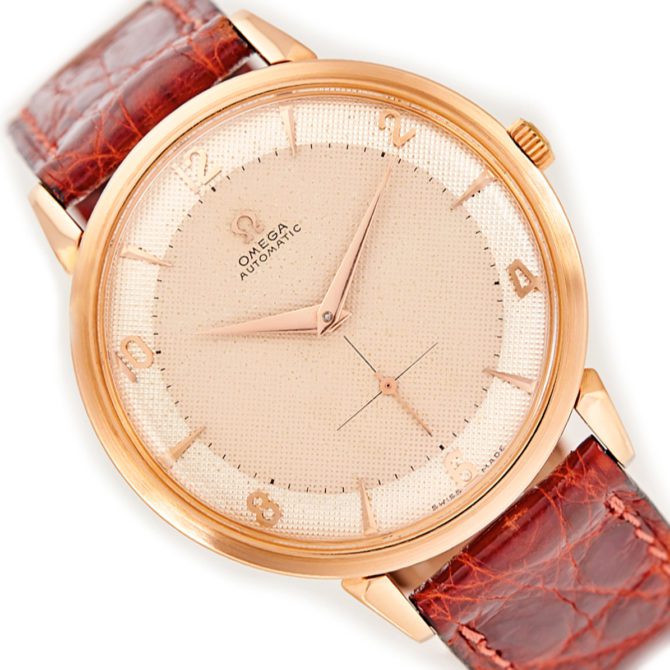 Omega Cal.344 Automatic 18ct Pink Gold 1953 37.5mm (7)