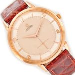 Omega Cal.344 Automatic 18ct Pink Gold 1953 37.5mm mobile navigation (42)