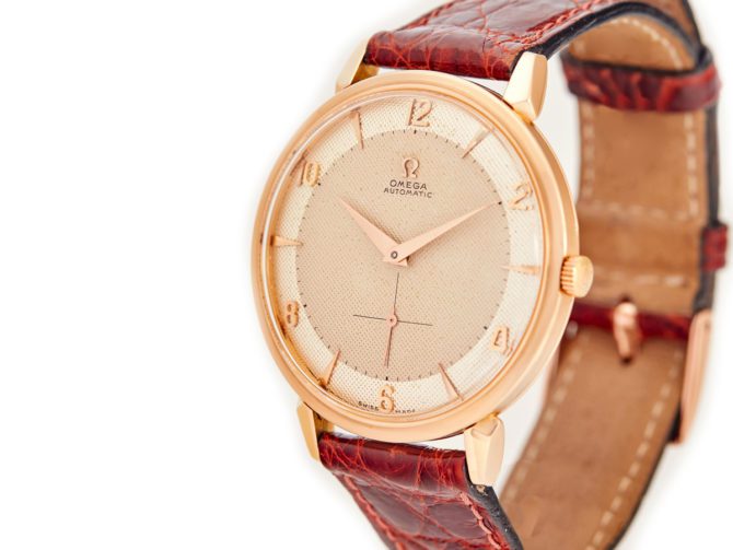 Omega Cal.344 Automatic 18ct Pink Gold 1953 37.5mm (9)