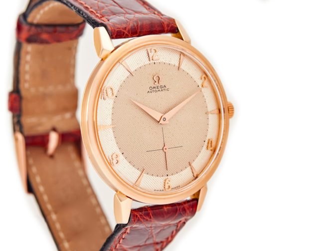 Omega Cal.344 Automatic 18ct Pink Gold 1953 37.5mm (10)